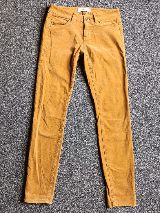 CAbi Denim - Cabi Autumn Ochre Corduroy Skinny Pants Jeans Womens Size 2, Brown Fall